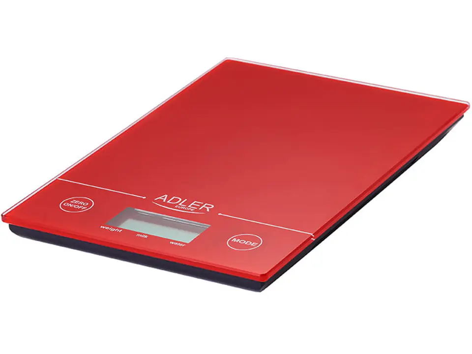 ⁨Electronic kitchen scale with LCD up to 5 kg red AD 3138R⁩ at Wasserman.eu