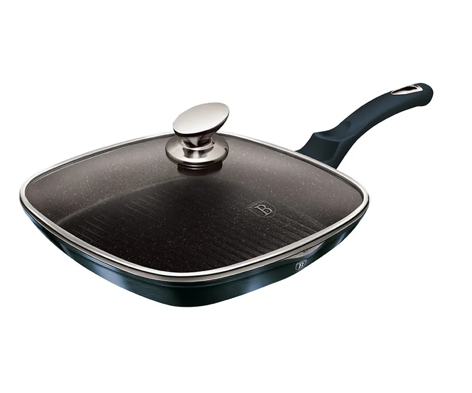 ⁨GRILL PAN 28cm BERLINGER HAUS BH-7028 AQUAMARINE⁩ at Wasserman.eu