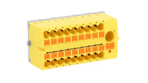⁨Blok rozdzielczy PTFIX 6/18X2,5-NS35 YE 3273116⁩ w sklepie Wasserman.eu