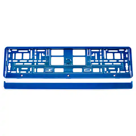 ⁨Ramka tablicy rejestracyjnej metalizowana niebieska amio-71457/01170n⁩ w sklepie Wasserman.eu