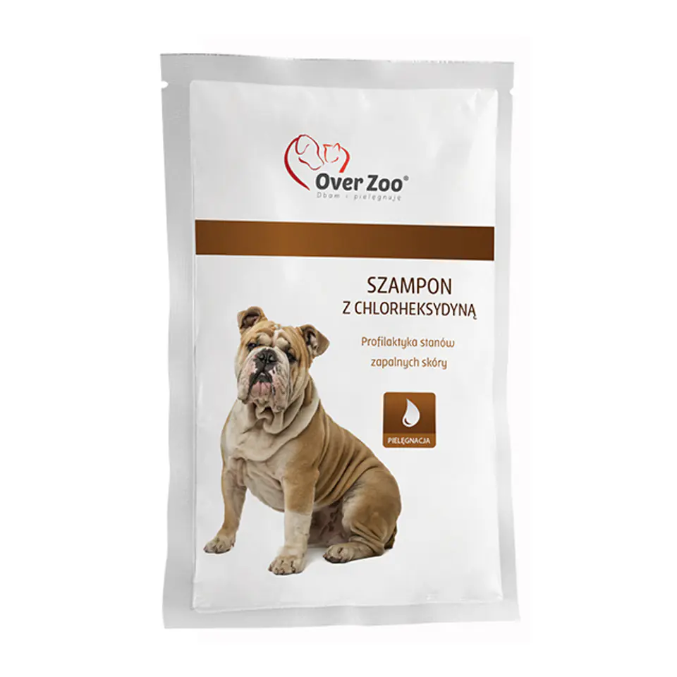 ⁨OVERZOO SHAMPOO WITH CHLORHEXIDINE IN A SACHET 20 ml⁩ at Wasserman.eu