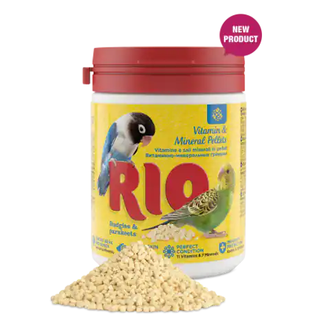 ⁨RIO Vitamin Granulat für Papageien 120g [23060]⁩ im Wasserman.eu