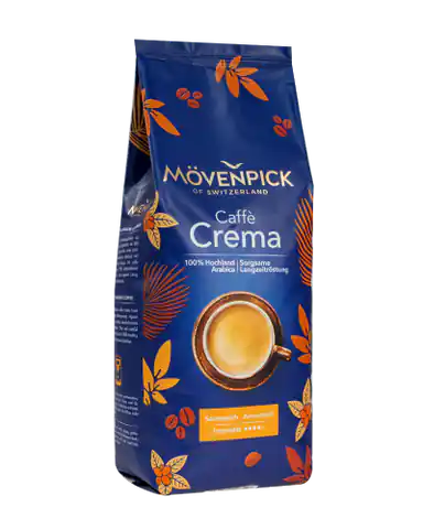 ⁨Movenpick Caffe Crema Kawa Ziarnista 1 kg⁩ w sklepie Wasserman.eu