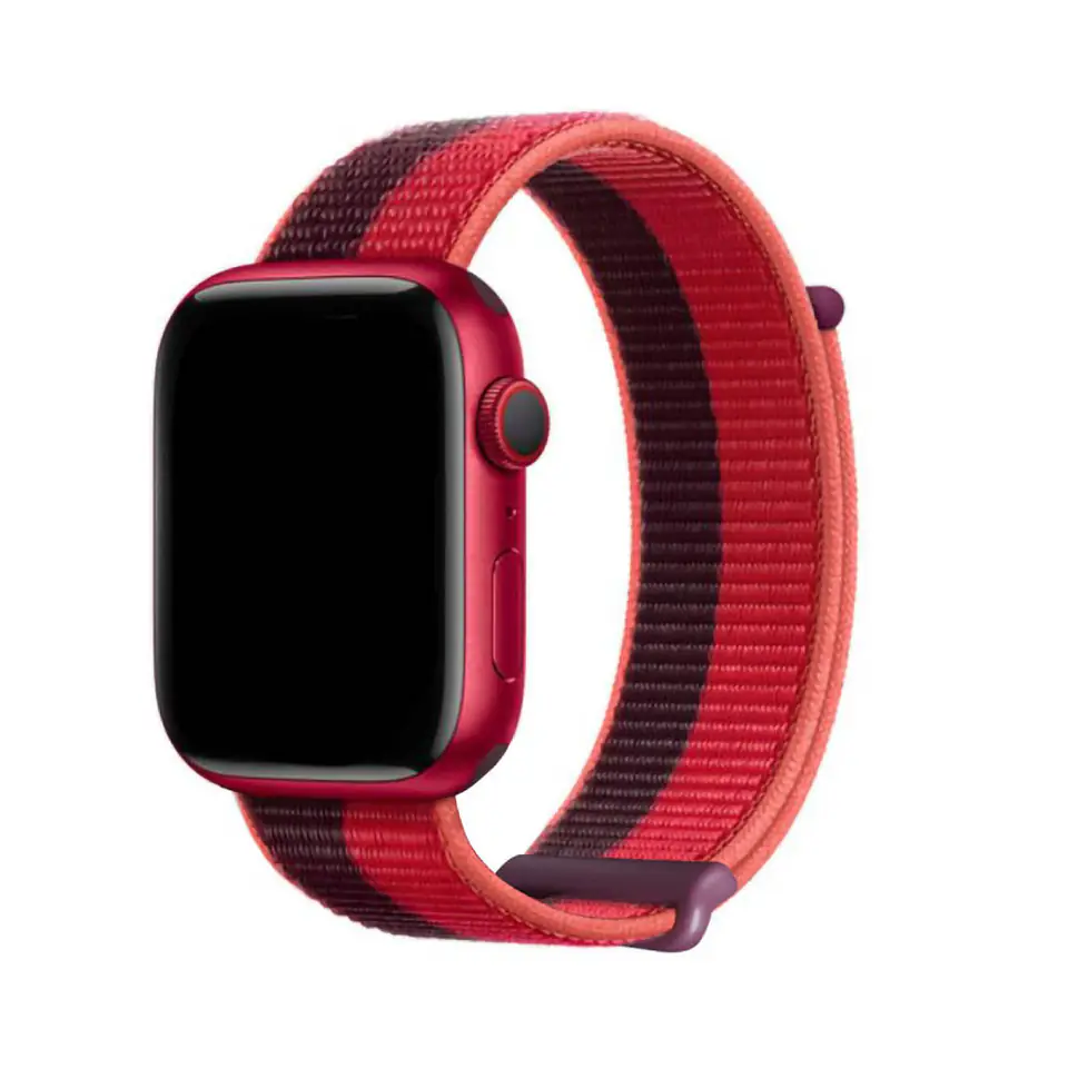 ⁨Strap for APPLE WATCH 38 / 40 / 41 MM Dux Ducis Strap Sport Cherry red⁩ at Wasserman.eu