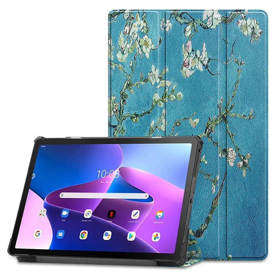 ⁨Etui LENOVO TAB M10 PLUS 10.6 3RD GEN Tech-Protect SmartCase Sakura wzór⁩ w sklepie Wasserman.eu