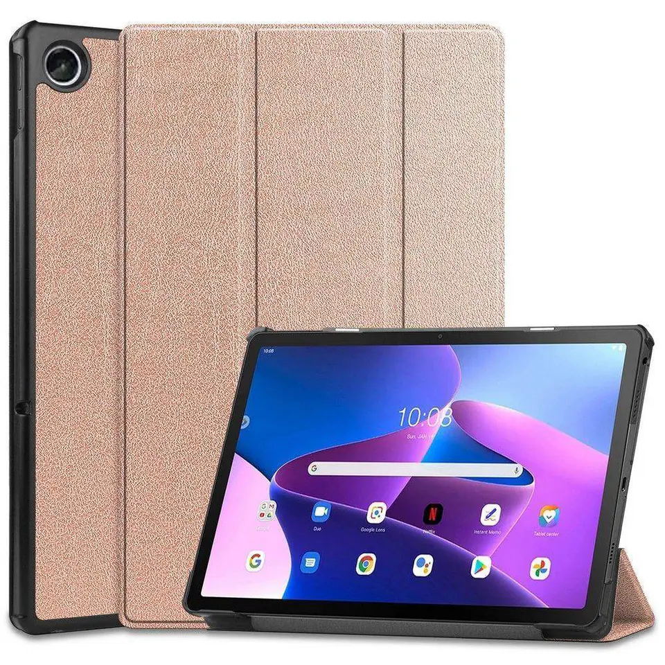 ⁨Etui LENOVO TAB M10 PLUS 10.6 3RD GEN Tech-Protect SmartCase złoto-różowe⁩ w sklepie Wasserman.eu