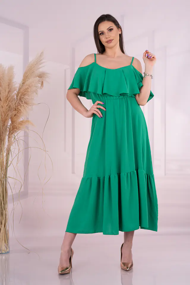 ⁨Sunlov Green dress (One Size)⁩ at Wasserman.eu