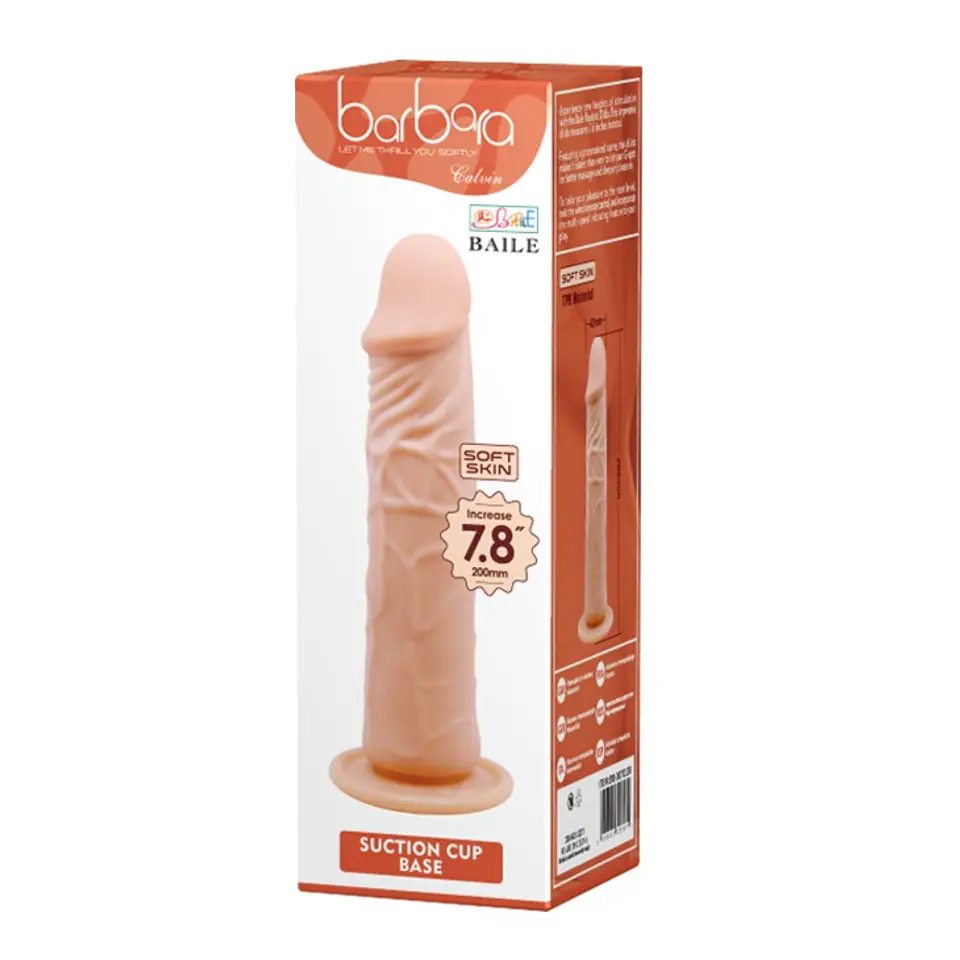 ⁨DILDO BARBARA CALVIN⁩ w sklepie Wasserman.eu