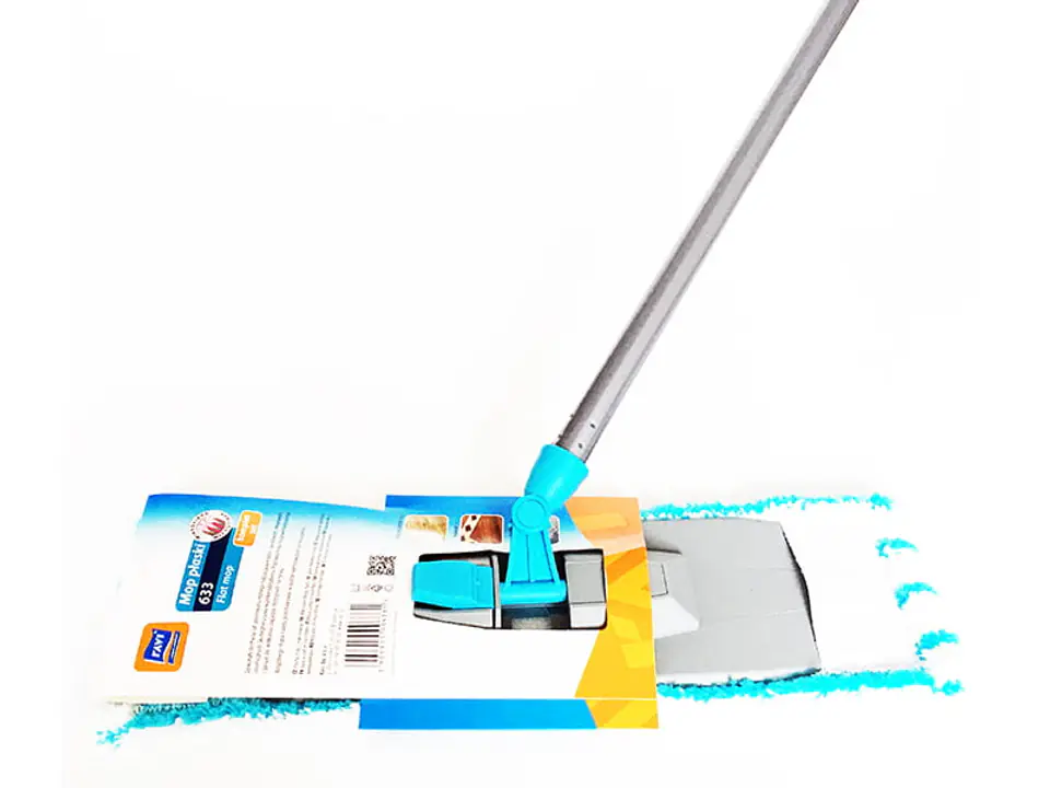 Ravi blue microfibre flat mop with joint 633 (blue) at Wasserman.eu
