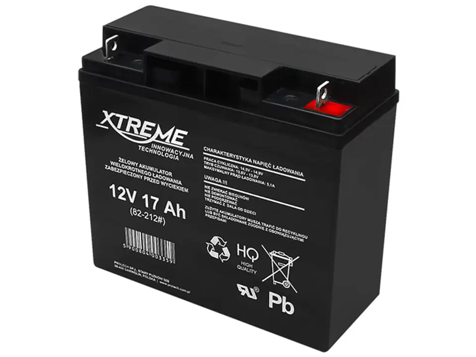 Gel-Batterie 12V 17Ah Xtreme wartungsfrei 82-212 im Wasserman.eu