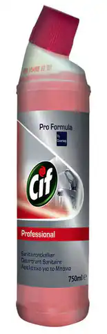 ⁨Cif Professional Pro Formula Sanitair Ontkalker na Kamień 750 ml⁩ w sklepie Wasserman.eu