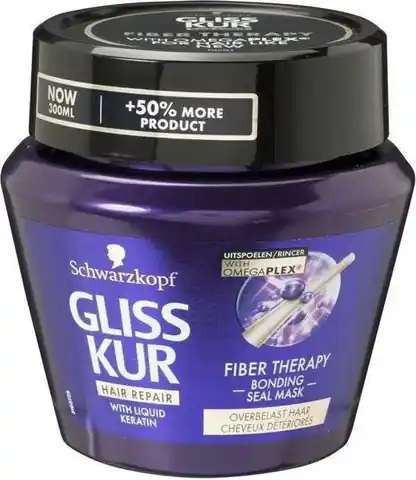 ⁨Gliss Kur Mask Fiber Therapy 300 ml⁩ w sklepie Wasserman.eu