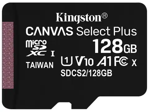 ⁨Karta pamięci micro SDXC 128GB class 10 UHS-I 1 128GB Kingston⁩ w sklepie Wasserman.eu