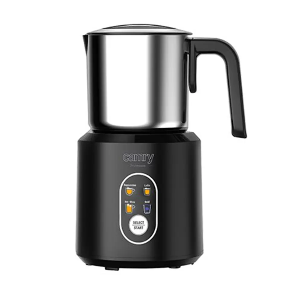 ⁨Camry Milk Frother CR 4498 500 W, Black⁩ w sklepie Wasserman.eu