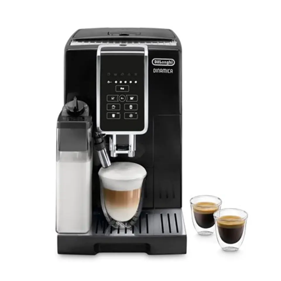 Delonghi Automatic Coffee maker Dinamica ECAM 350.50.B Pump pressure 15 bar, Built-in milk frother, Fully automatic, 1450 W, Bl w sklepie Wasserman.eu