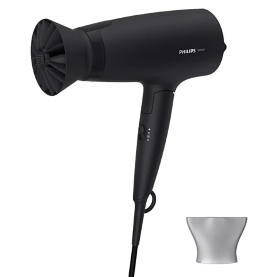 ⁨Philips Hair Dryer BHD308/10 3000 Series 1600 W, Black⁩ at Wasserman.eu