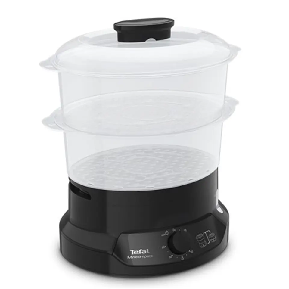 ⁨TEFAL | Food Steamer | VC139810 | Black | 800 W | Capacity 6 L | Number of baskets 2⁩ w sklepie Wasserman.eu