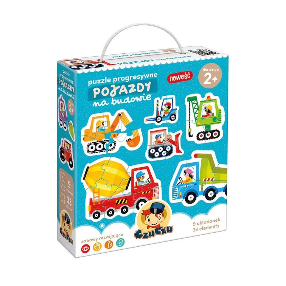Puzzle progresywne - Pojazdy na budowie w sklepie Wasserman.eu
