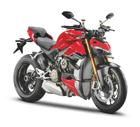 ⁨Model Motocykl Ducati Super Naked V4 z podstawką⁩ w sklepie Wasserman.eu