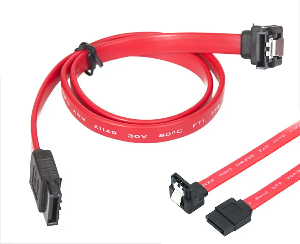 ⁨AK121D Angled sata cable iii 40 cm⁩ at Wasserman.eu