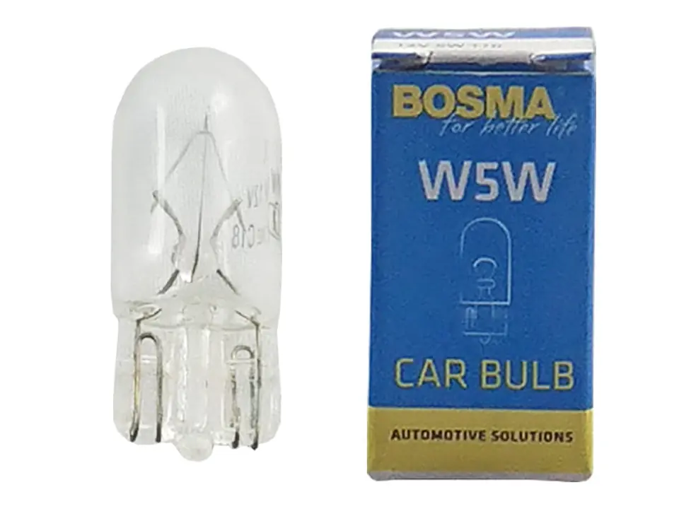 Żarówka samochodowa 12V W5W T10 BOS-1949SIN w sklepie Wasserman.eu
