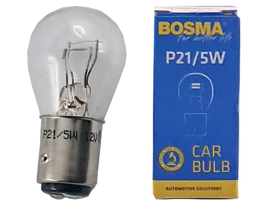 Car bulb 12V P21 / 5W BAY15D BOS-1574SIN at Wasserman.eu