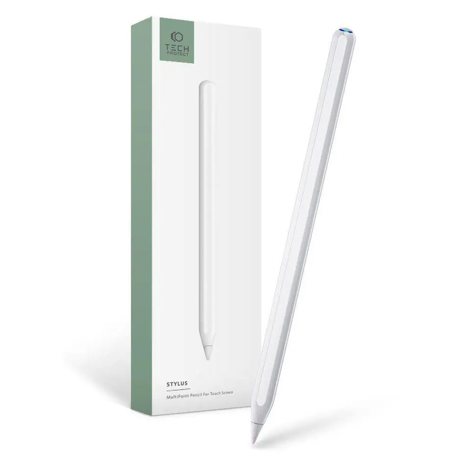 ⁨Rysik Akumulatorowy do iPad Tech-Protect Digital Stylus Pen ”2” biały⁩ w sklepie Wasserman.eu