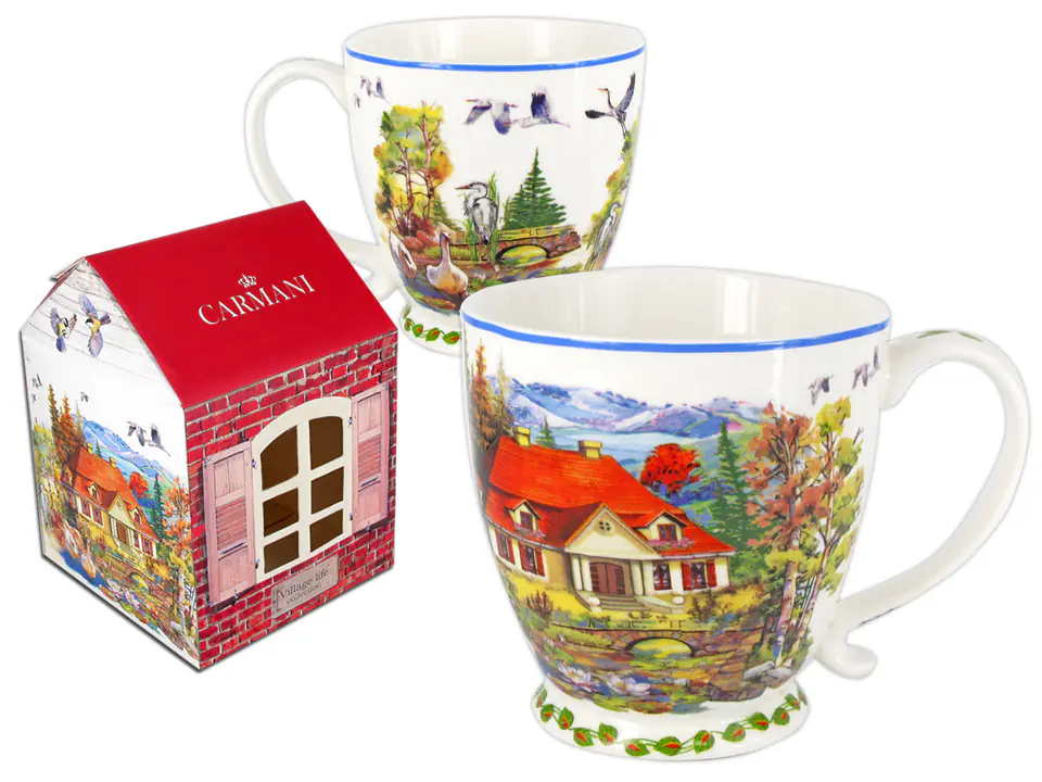 ⁨Mug - Manor by the pond (CARMANI)⁩ at Wasserman.eu