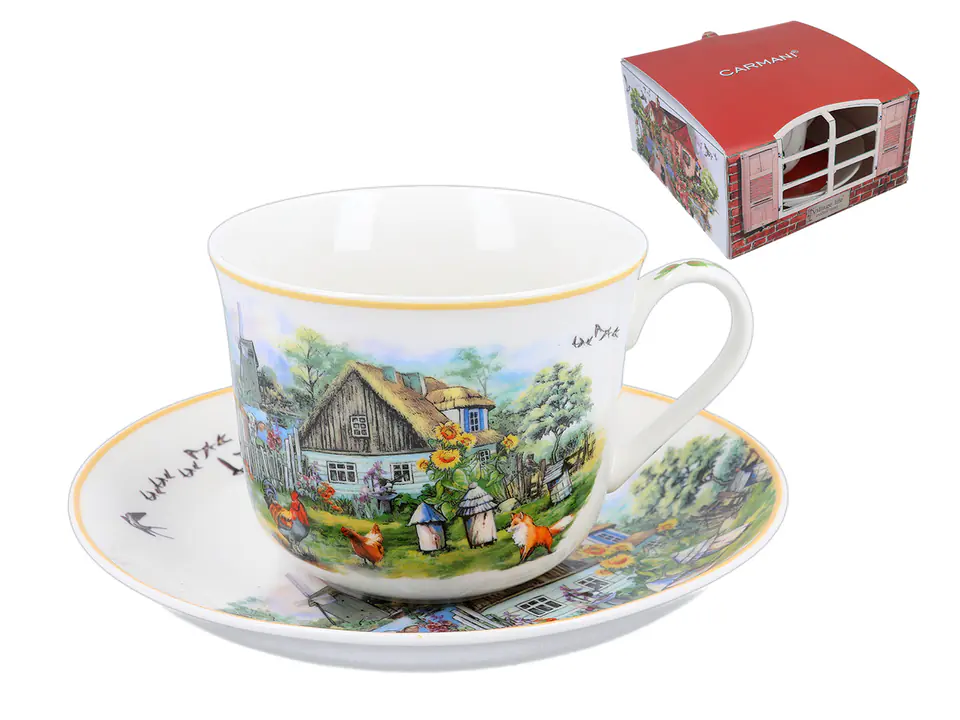 Saucer cup - Rural homestead (CARMANI) at Wasserman.eu