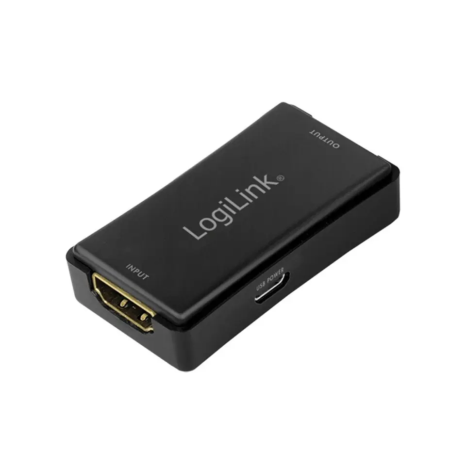 ⁨HDMI repeater, 25m, 4K / 60Hz, HDCP 2.2⁩ at Wasserman.eu