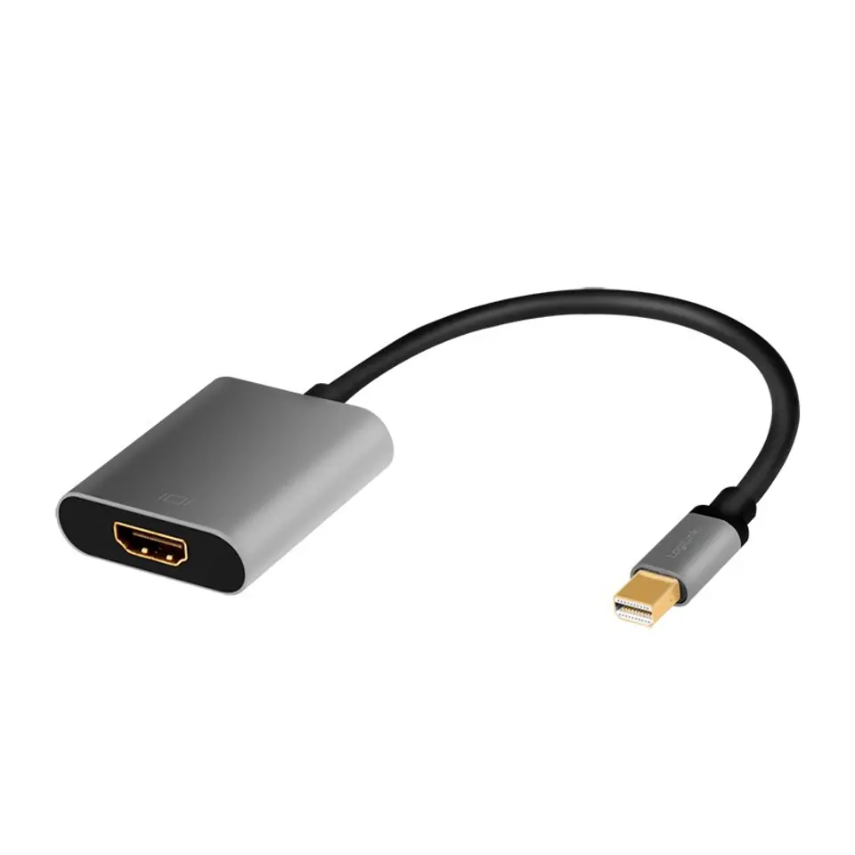 ⁨Mini DisplayPort to HDMI adapter, 4K, alu, 0.15m⁩ at Wasserman.eu