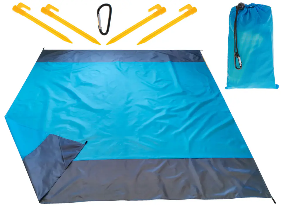 ⁨Beach mat camping blanket waterproof 210X200⁩ at Wasserman.eu
