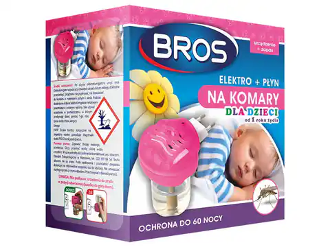⁨BROS elektro + płyn na komary Dla dzieci Bros 453⁩ w sklepie Wasserman.eu