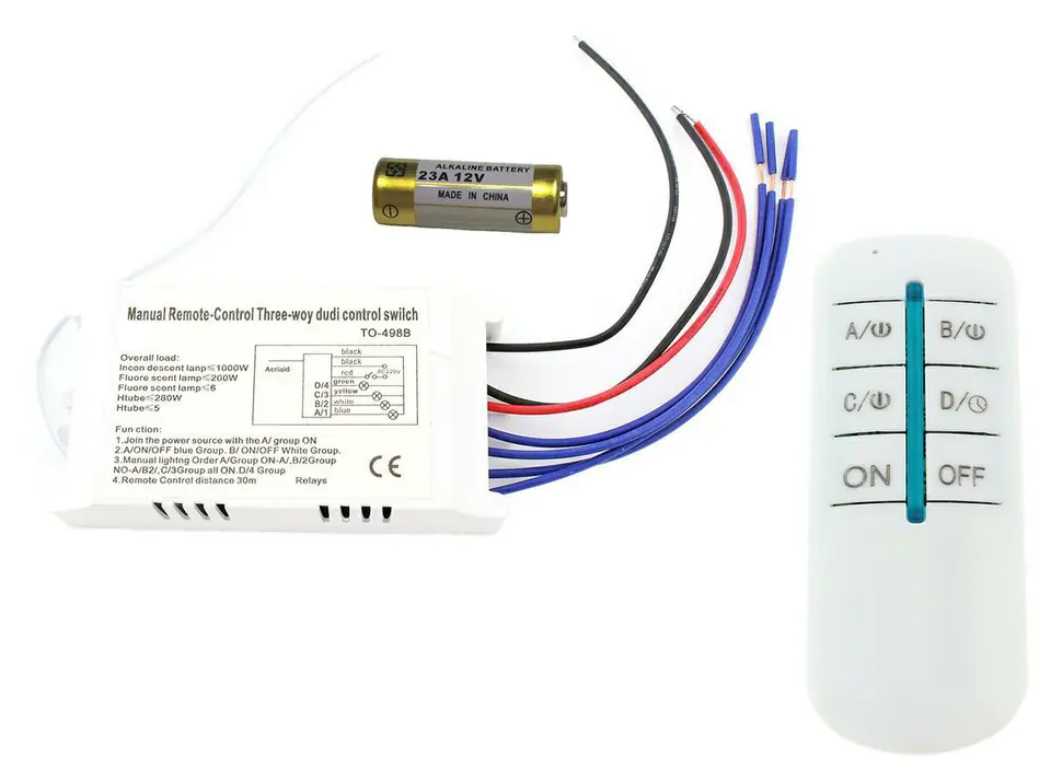 ⁨AG132B Front on/off 230v 4 channels⁩ at Wasserman.eu