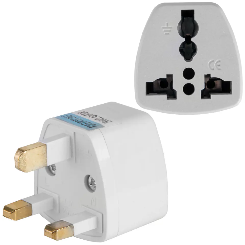 Adapter adapter plug EU-UK (G) 230V- 250V 13A at Wasserman.eu