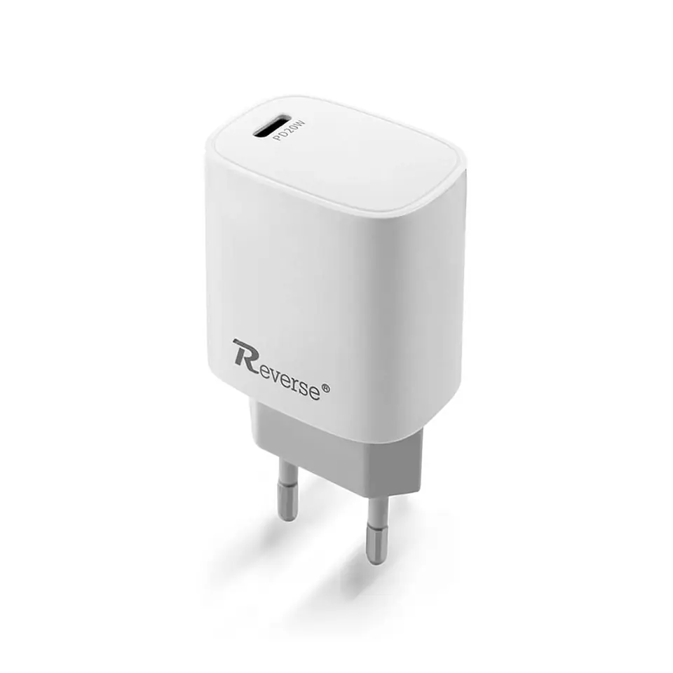 ⁨Ładowarka Sieciowa USB-C PD 20W REVERSE U58 biała⁩ w sklepie Wasserman.eu