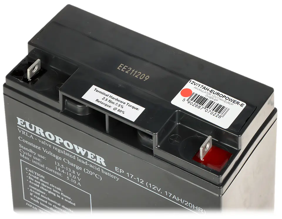 ⁨AKUMULATOR 12V/17AH-EUROPOWER-EP⁩ w sklepie Wasserman.eu