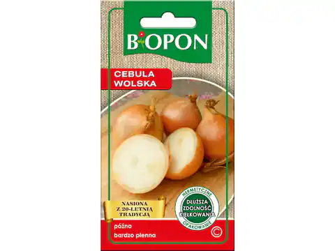 ⁨Nasiona cebula wolska Biopon 1432⁩ w sklepie Wasserman.eu