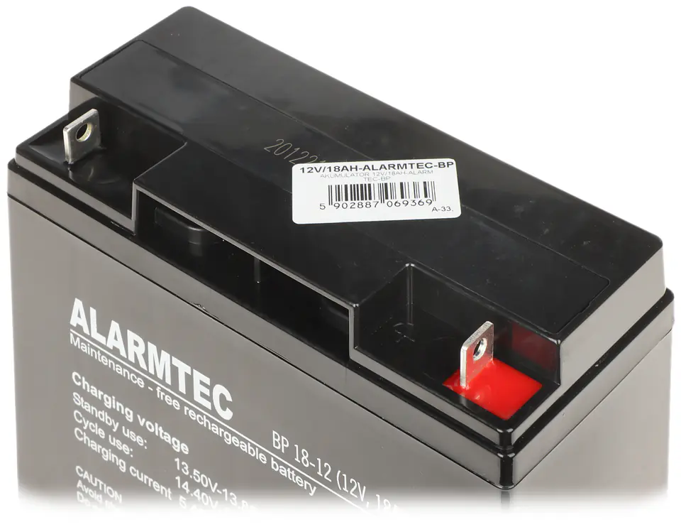 BATTERY 12V/18AH-ALARMTEC-BP ALARMTECH at Wasserman.eu