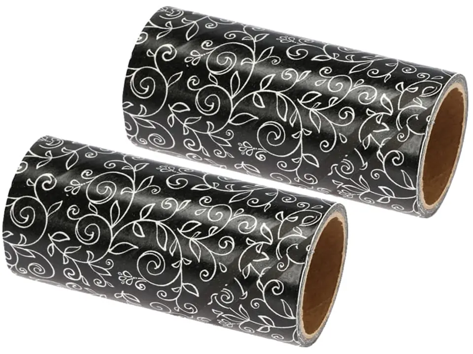 ⁨Two removable black clothes cleaning rollers 41333 black⁩ at Wasserman.eu