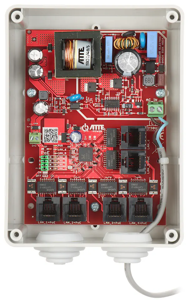 SWITCH POE IPB-5-10A-S4 5-PORTOWY ATTE w sklepie Wasserman.eu