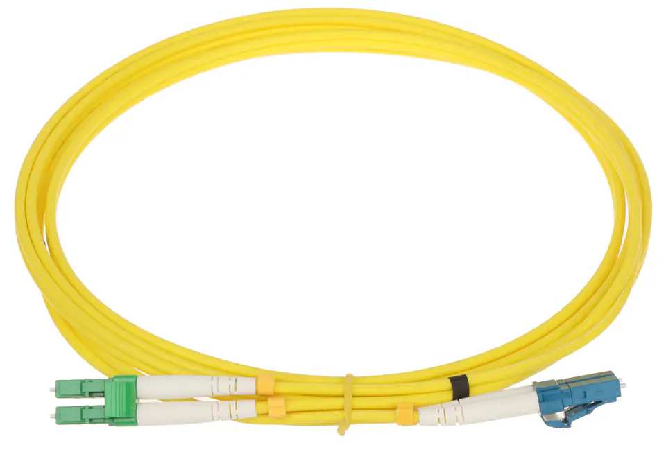 ⁨PATCHCORD JEDNOMODOWY PC-2LC-APC/2LC-2 2 m⁩ w sklepie Wasserman.eu