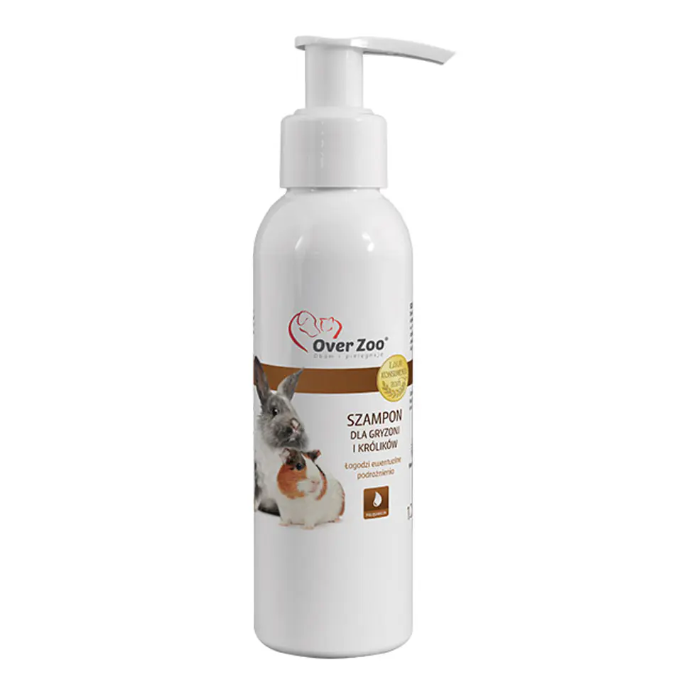 ⁨OVERZOO SHAMPOO FOR RODENTS AND RABBITS 125 ml⁩ at Wasserman.eu