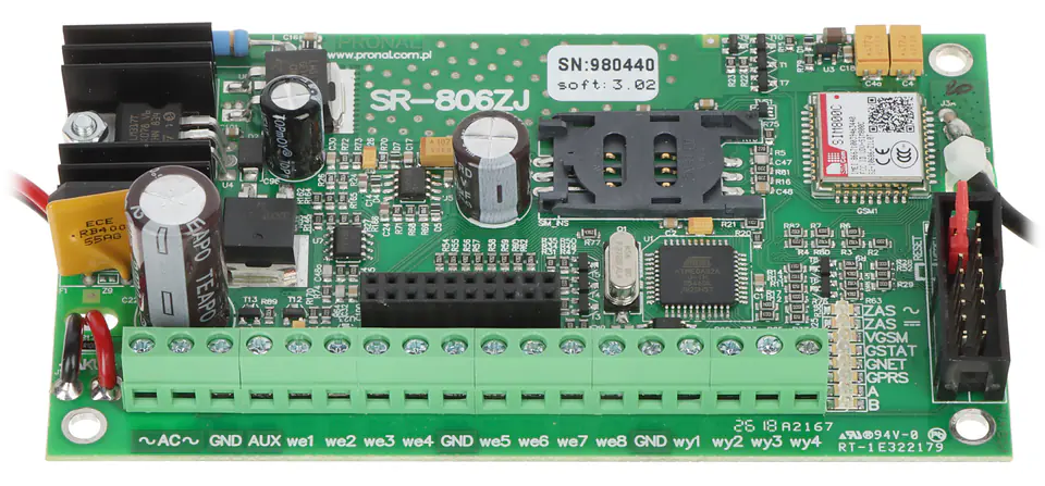 KOMMUNIKATIONSMODUL GSM/GPRS SR-806ZJ PRONAL im Wasserman.eu
