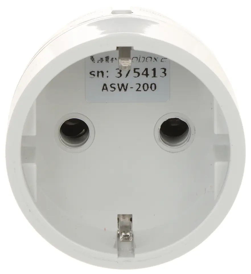 ⁨INTELIGENTNE GNIAZDO ELEKTRYCZNE ASW-200-F-W BE WAVE 2300 W SATEL⁩ w sklepie Wasserman.eu