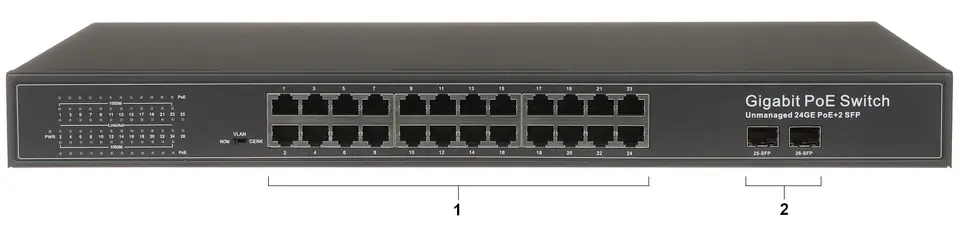 ⁨SWITCH POE GTX-B1-24-242SFP 24-PORTOWY SFP⁩ w sklepie Wasserman.eu