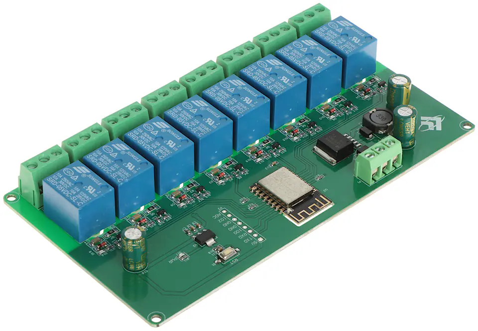 ⁨RELAY MODULE ESP12-8R-D8 Wi-Fi⁩ at Wasserman.eu