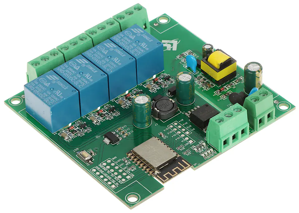 ⁨RELAY MODULE ESP12-4R-MV Wi-Fi⁩ at Wasserman.eu