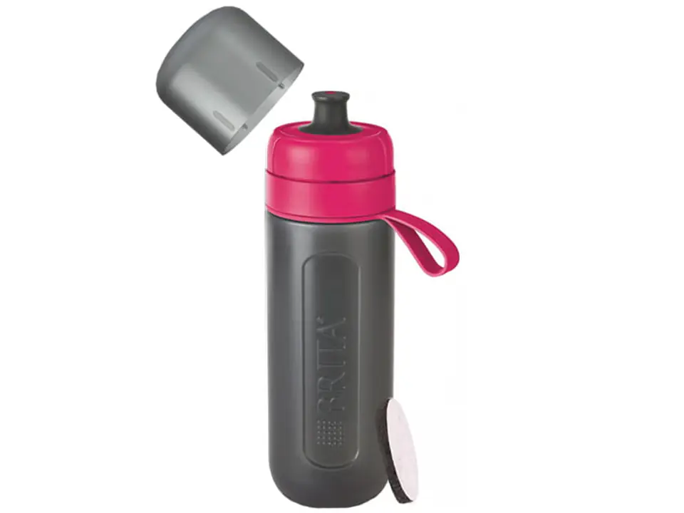 ⁨BRITA fill & go Active bottle + filter (pink color)⁩ at Wasserman.eu