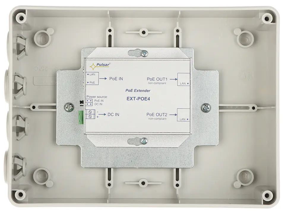 ⁨EXTENDER EXT-POE4H IN HERMETIC HOUSING PULSAR⁩ at Wasserman.eu